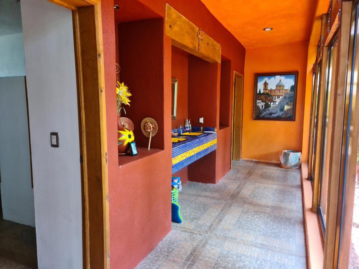 Finca Los Angeles Hospederia & Sociales Huasca de Ocampo Eksteriør bilde