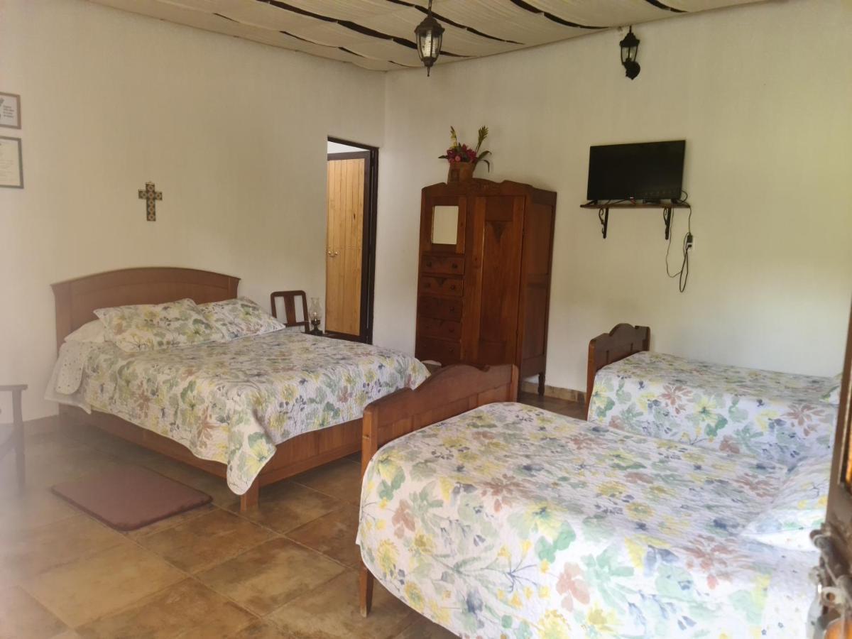 Finca Los Angeles Hospederia & Sociales Huasca de Ocampo Eksteriør bilde