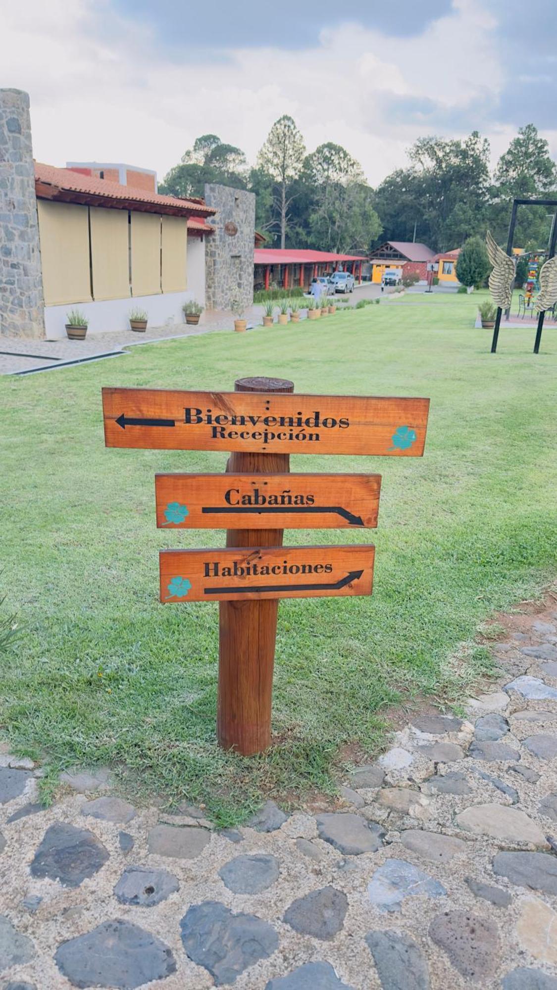 Finca Los Angeles Hospederia & Sociales Huasca de Ocampo Eksteriør bilde