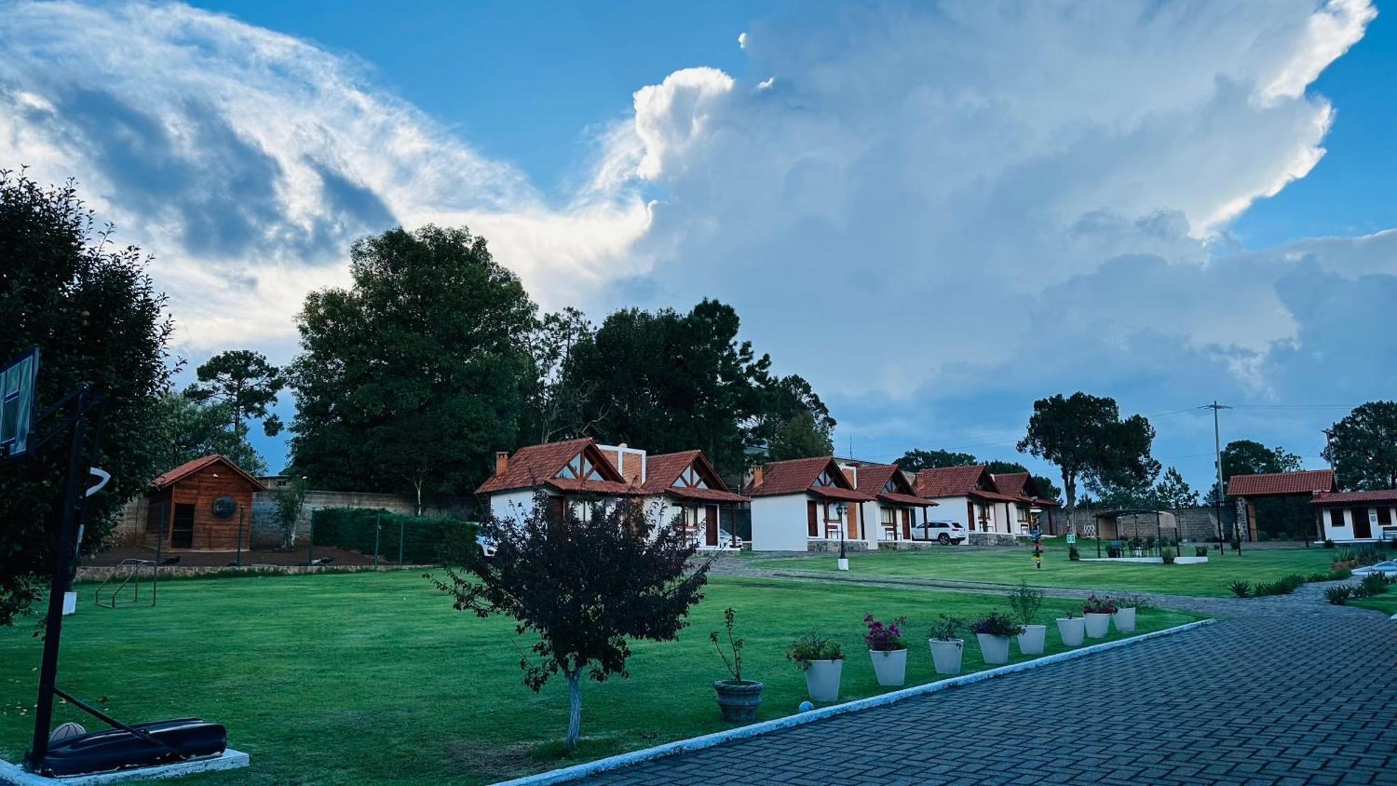 Finca Los Angeles Hospederia & Sociales Huasca de Ocampo Eksteriør bilde